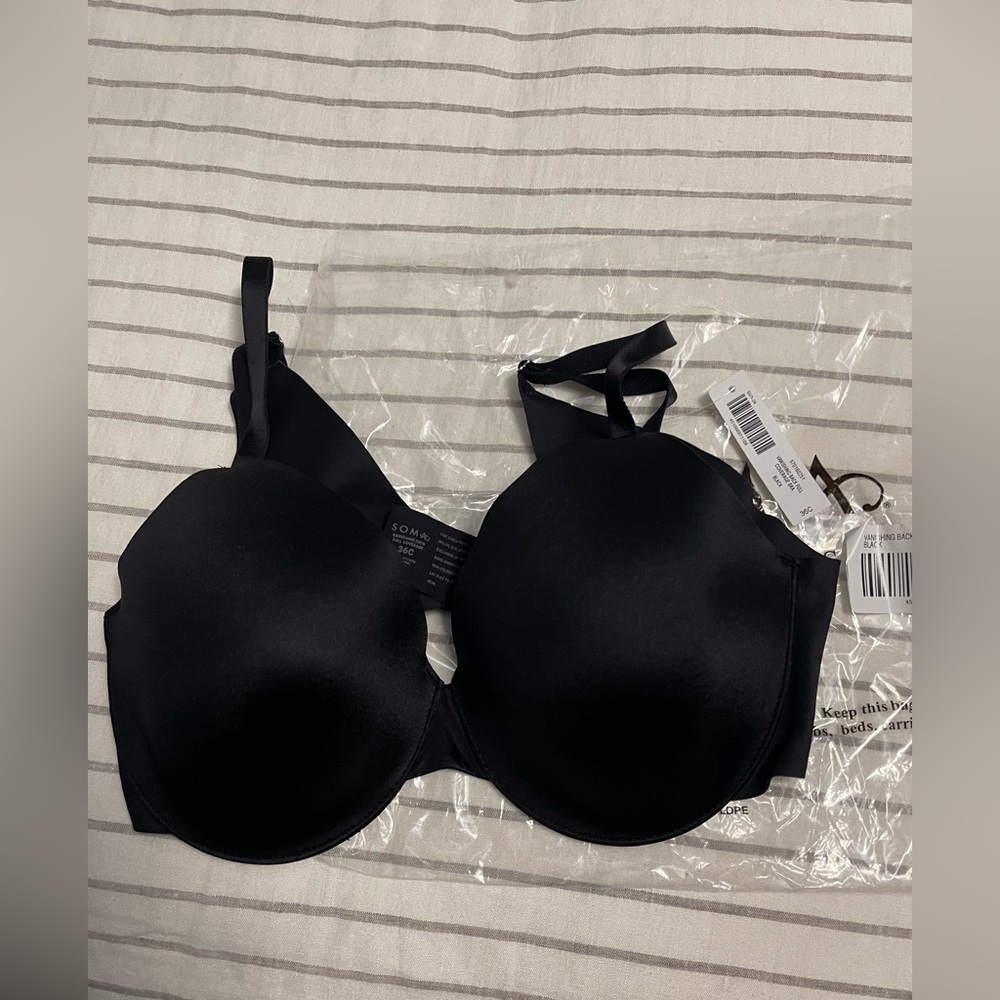 Soma vanishing back bra underwire
